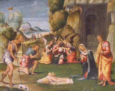 Adoration of the Shepherds by Benvenuto Tisi da Garofalo